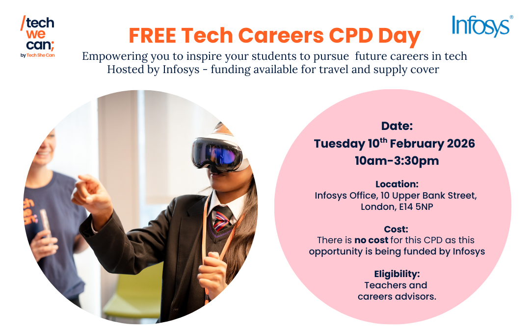 Free Teacher CPD Day in London, hosted by Infosys - for both primary & secondary teachers