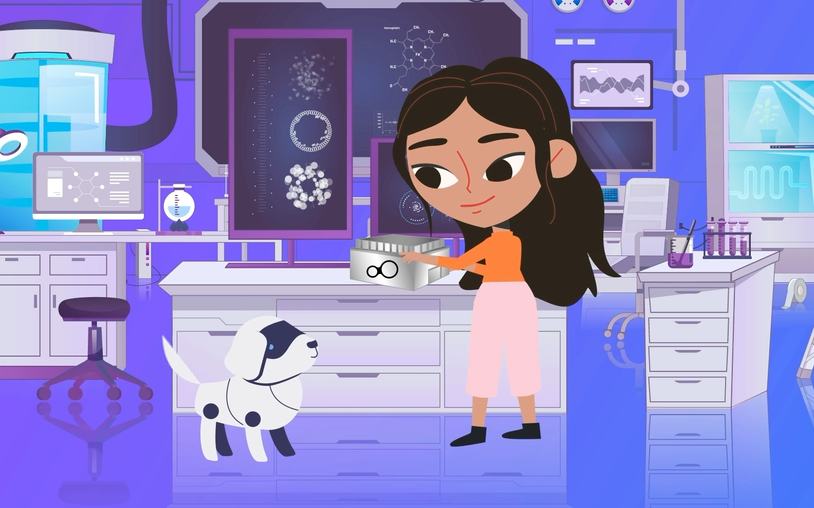 Katie and Tex explore making medicine in space