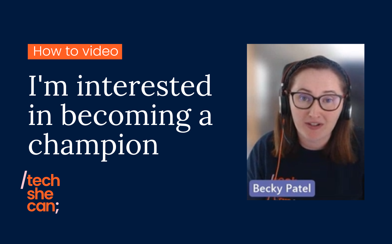 I'm interested in becoming a champion