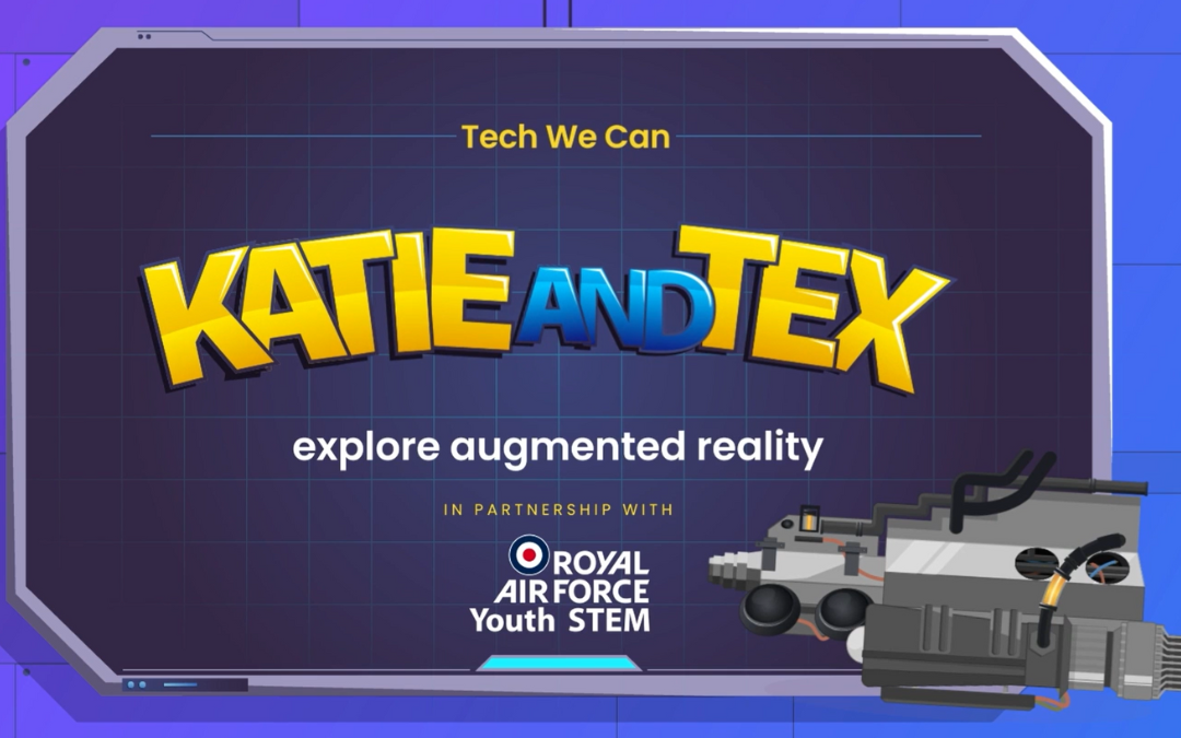 Katie and Tex explore Augmented Reality resources created by Royal Air Force Youth STEM