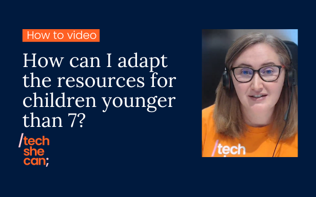 How can I adapt the resources for children younger than 7?