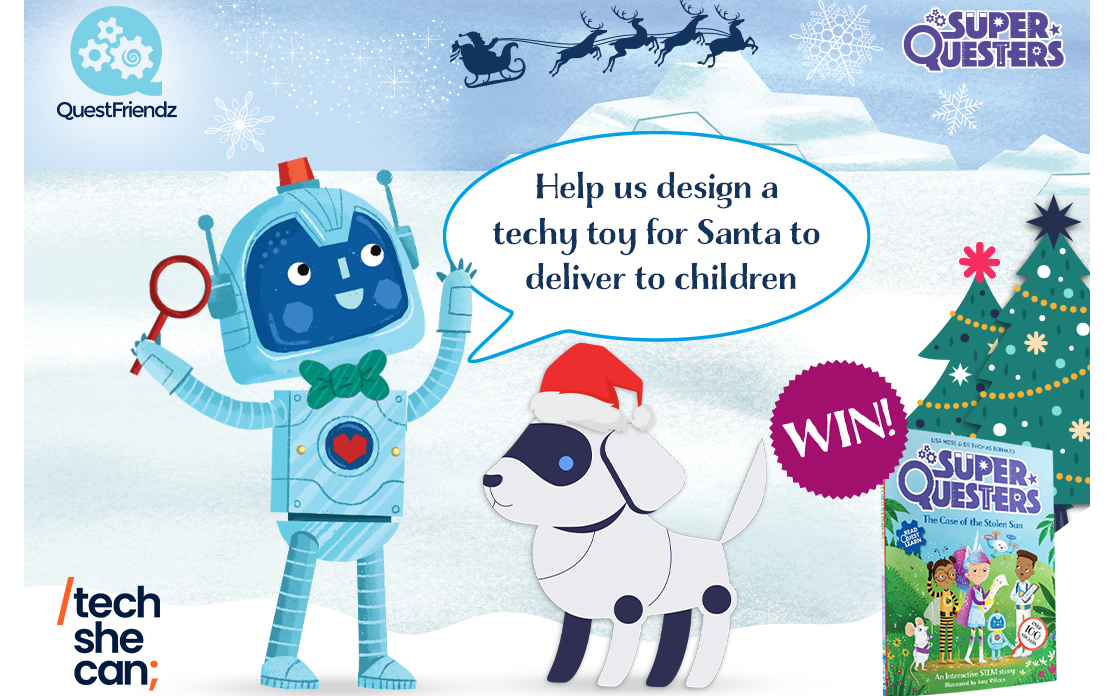 Competition time: Help Tex and B-bot to design a techy toy for Christmas!